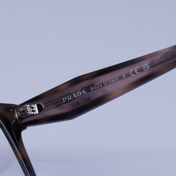 Prada PRB03V 23A1O1 Eyeglasses Havana Muave 54mm Square Frame - Picture 8 of 11